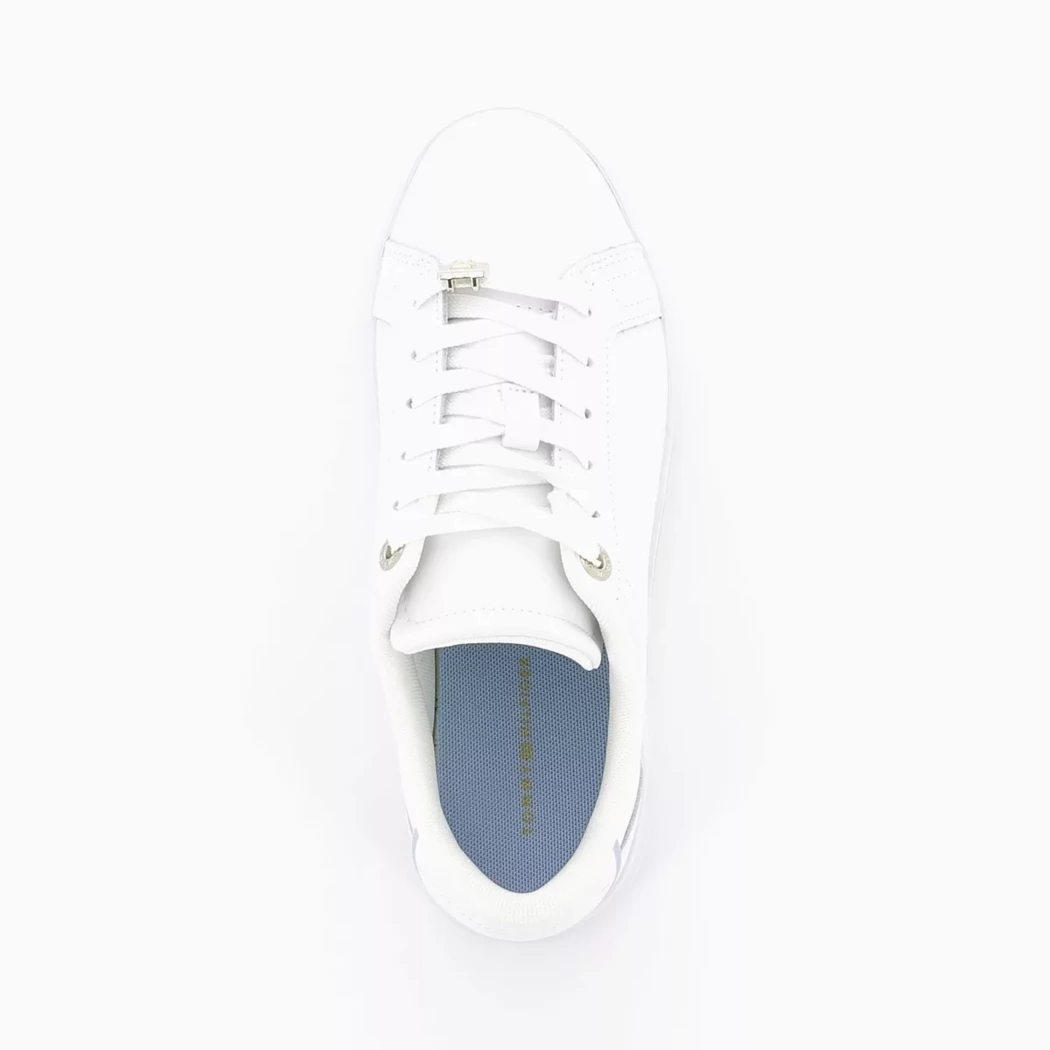 Image (6) de la chaussures Tommy Hilfiger - Baskets Blanc en Cuir