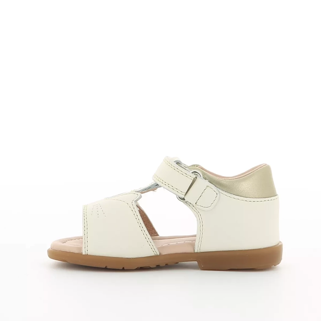 Image (4) de la chaussures Geox - Sandales et Nu-Pieds Beige en Cuir