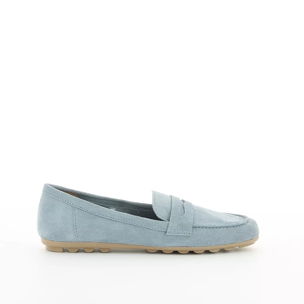 Image (2) de la chaussures Tamaris - Mocassins Bleu en Cuir nubuck