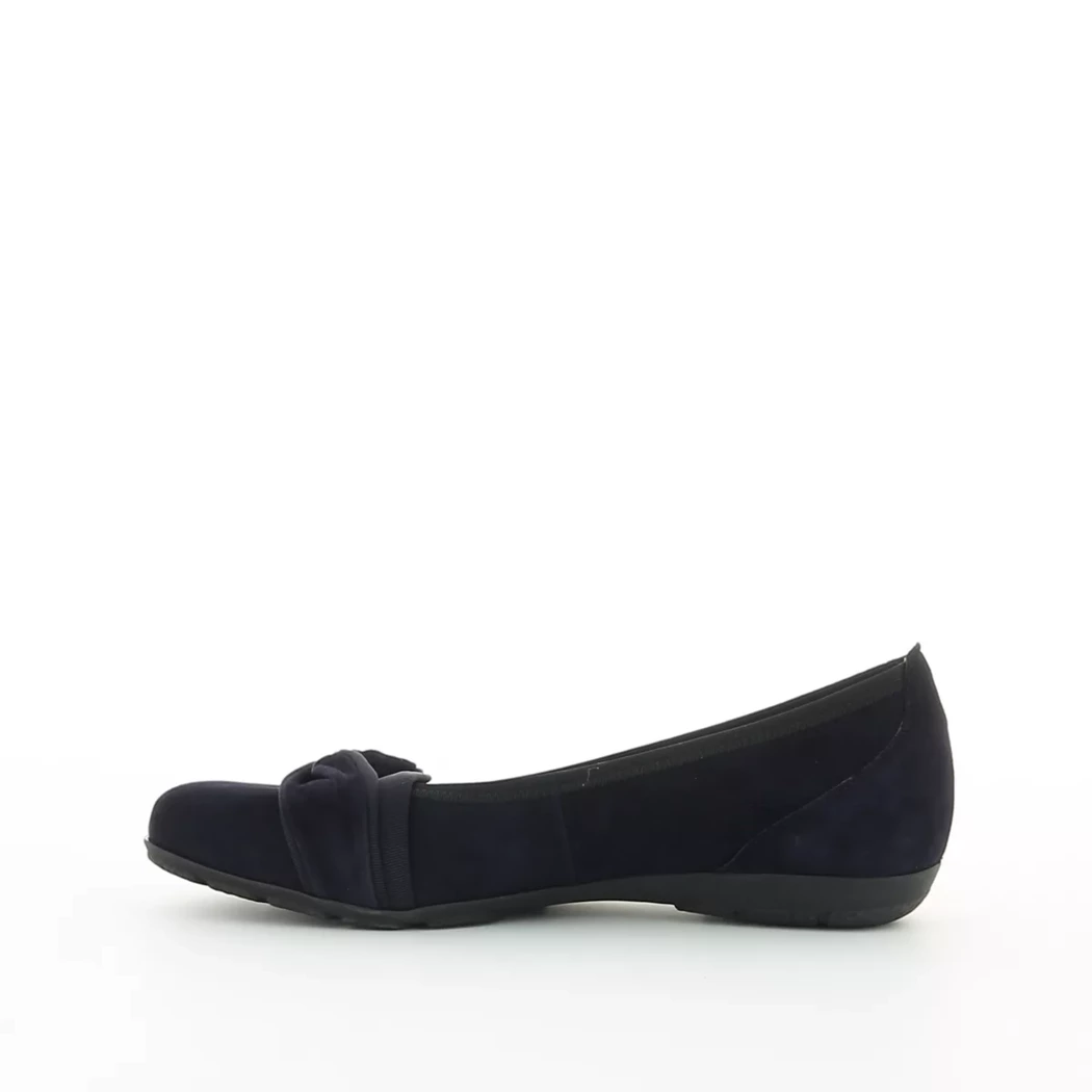 Image (4) de la chaussures Gabor - Ballerines Bleu en Cuir nubuck