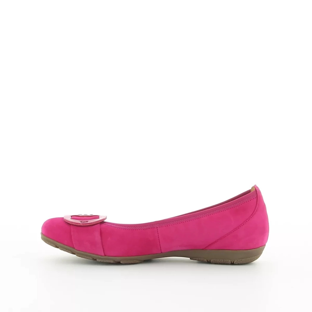 Image (4) de la chaussures Gabor - Ballerines Rose en Cuir nubuck