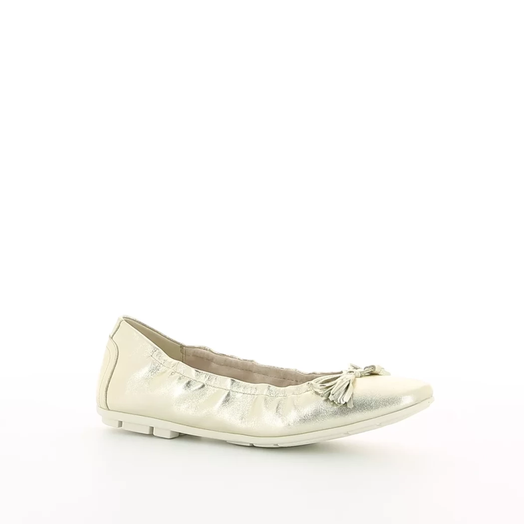 Image (1) de la chaussures Tamaris - Ballerines Or / Bronze / Platine en Cuir