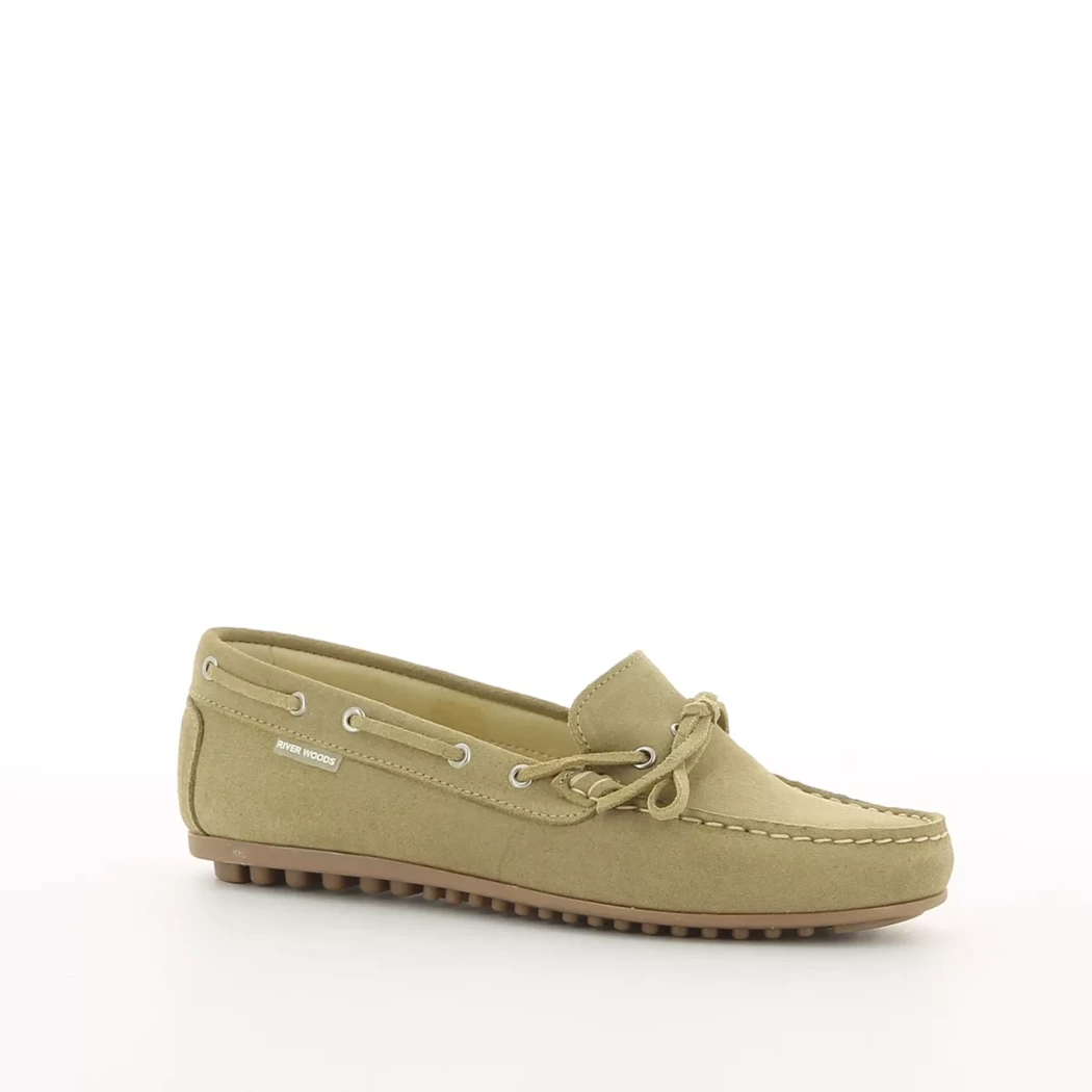 Image (1) de la chaussures Riverwoods - Mocassins Taupe en Cuir nubuck