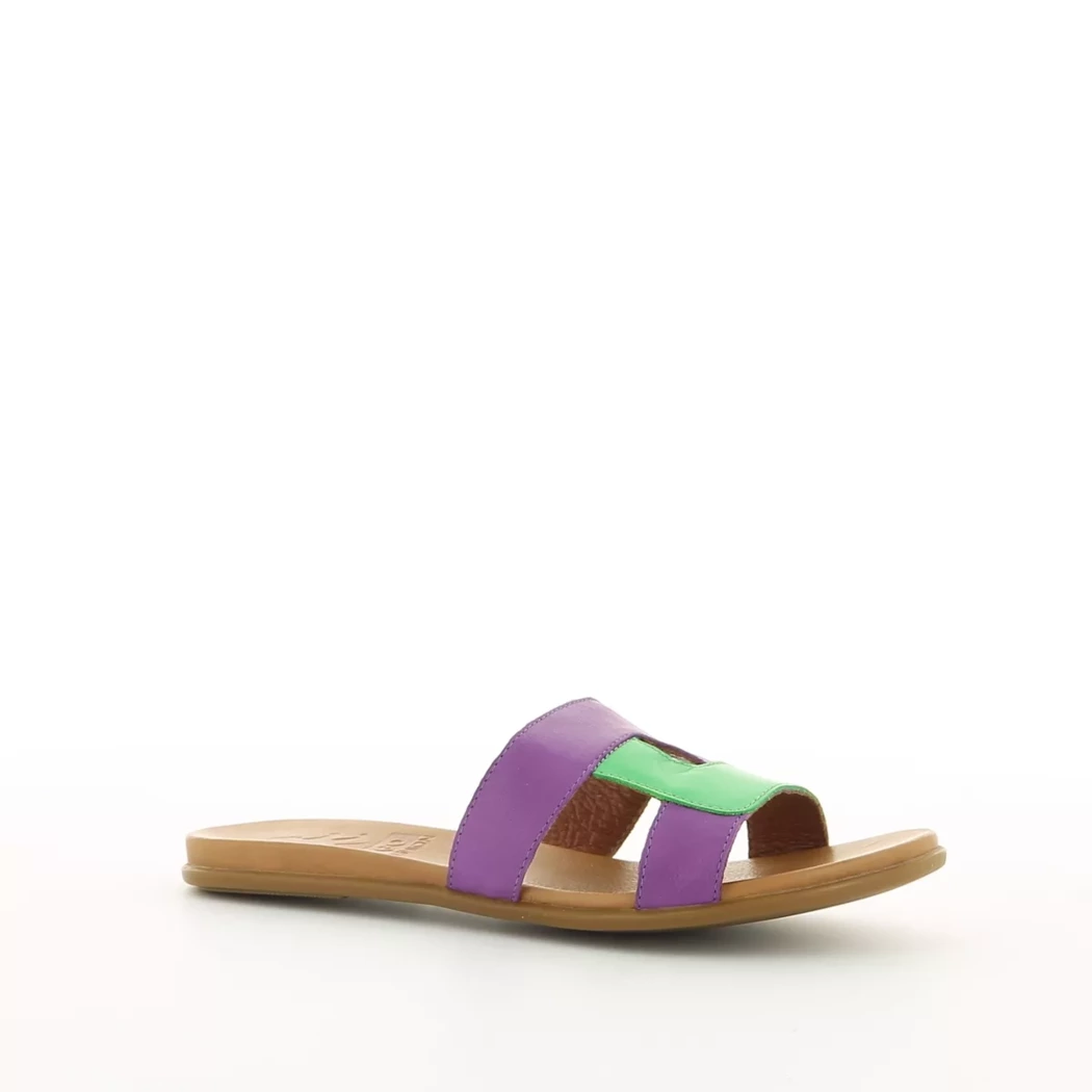 Image (1) de la chaussures 2 Go - Mules et Sabots Violet / Lilas en Cuir