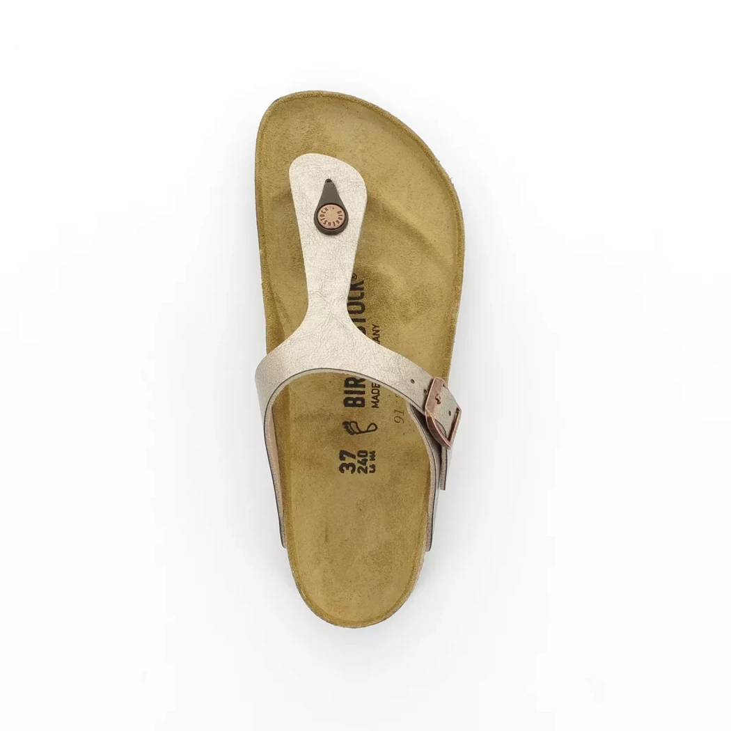 Image (6) de la chaussures Birkenstock - Mules et Sabots Taupe en Cuir synthétique