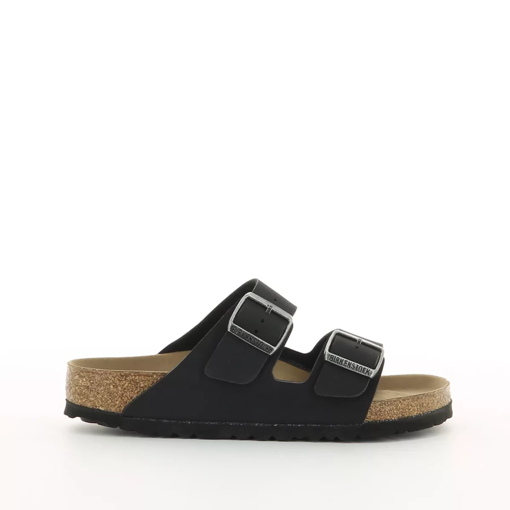 Image (2) de la chaussures Birkenstock - Mules et Sabots Noir en Cuir nubuck