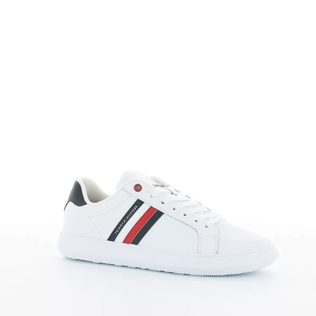 Image (1) de la chaussures Tommy Hilfiger - Baskets Blanc en Cuir