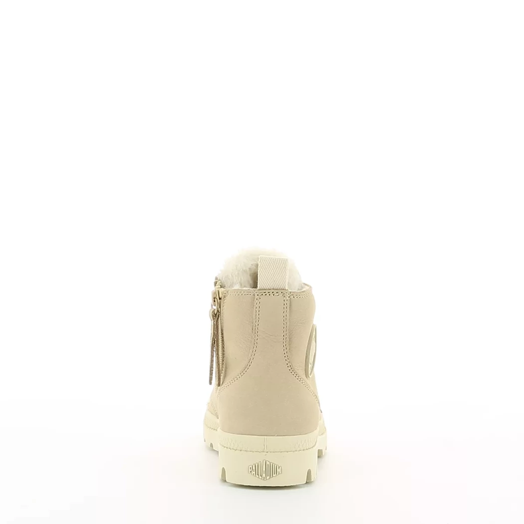 Image (3) de la chaussures Palladium - Bottines Beige en Cuir nubuck