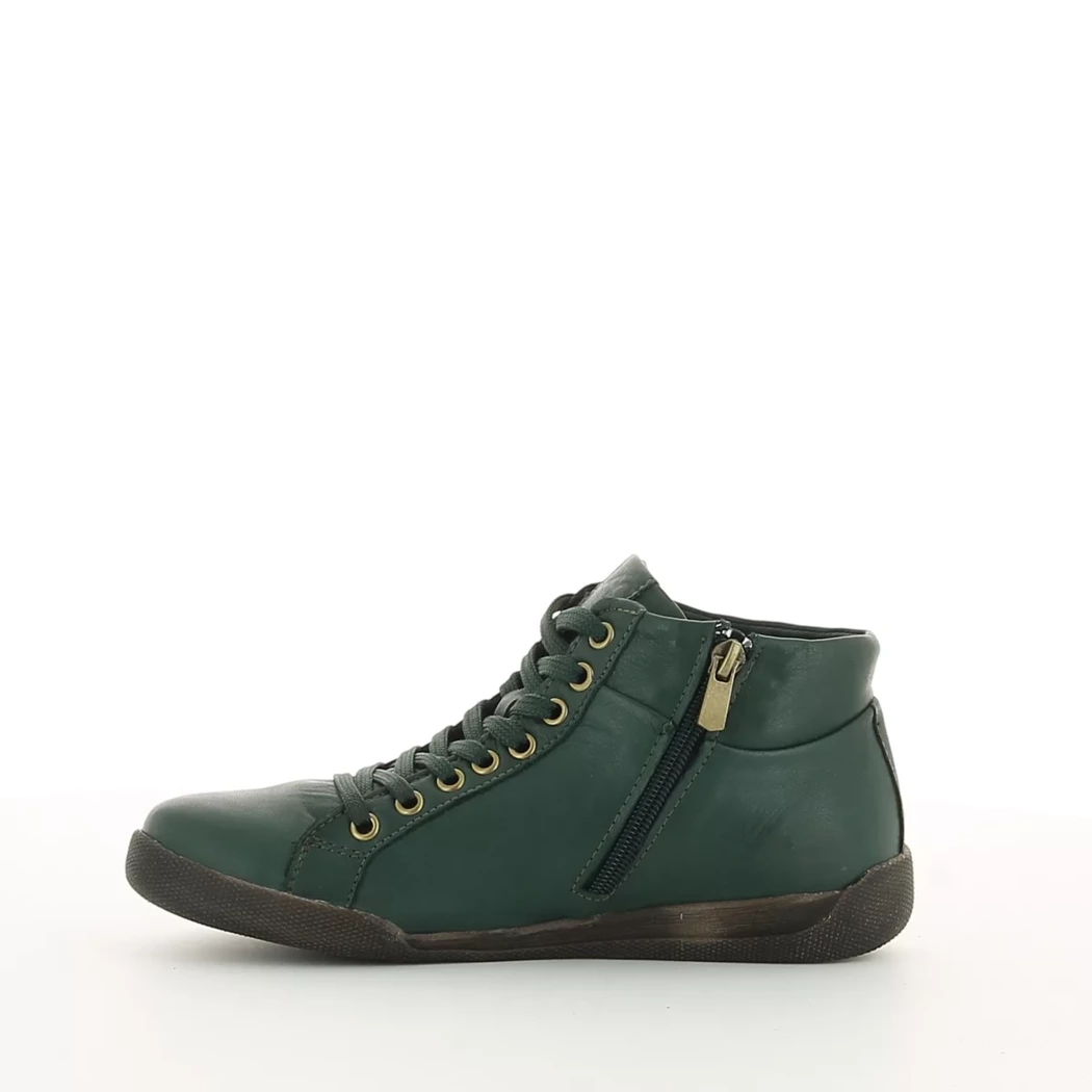 Image (4) de la chaussures Andrea Conti - Bottines Vert en Cuir