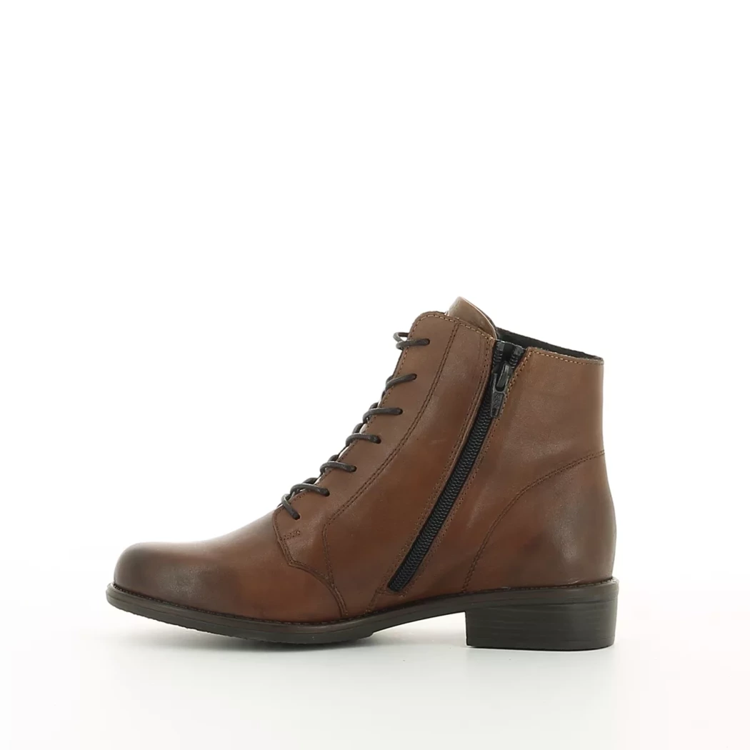 Image (4) de la chaussures Remonte - Bottines Cuir naturel / Cognac en Cuir