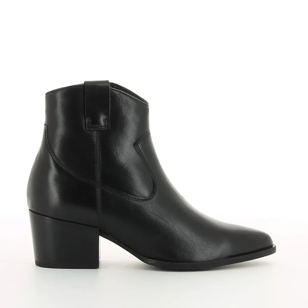 Image (2) de la chaussures Nuit Platine - Boots Noir en Cuir