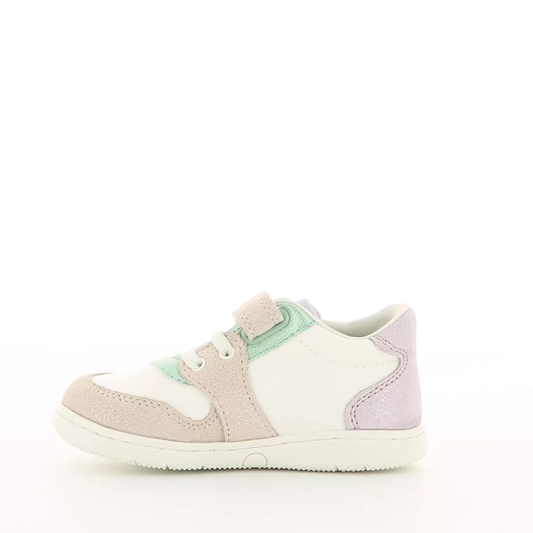 Image (4) de la chaussures Kickers - Baskets Blanc en Cuir