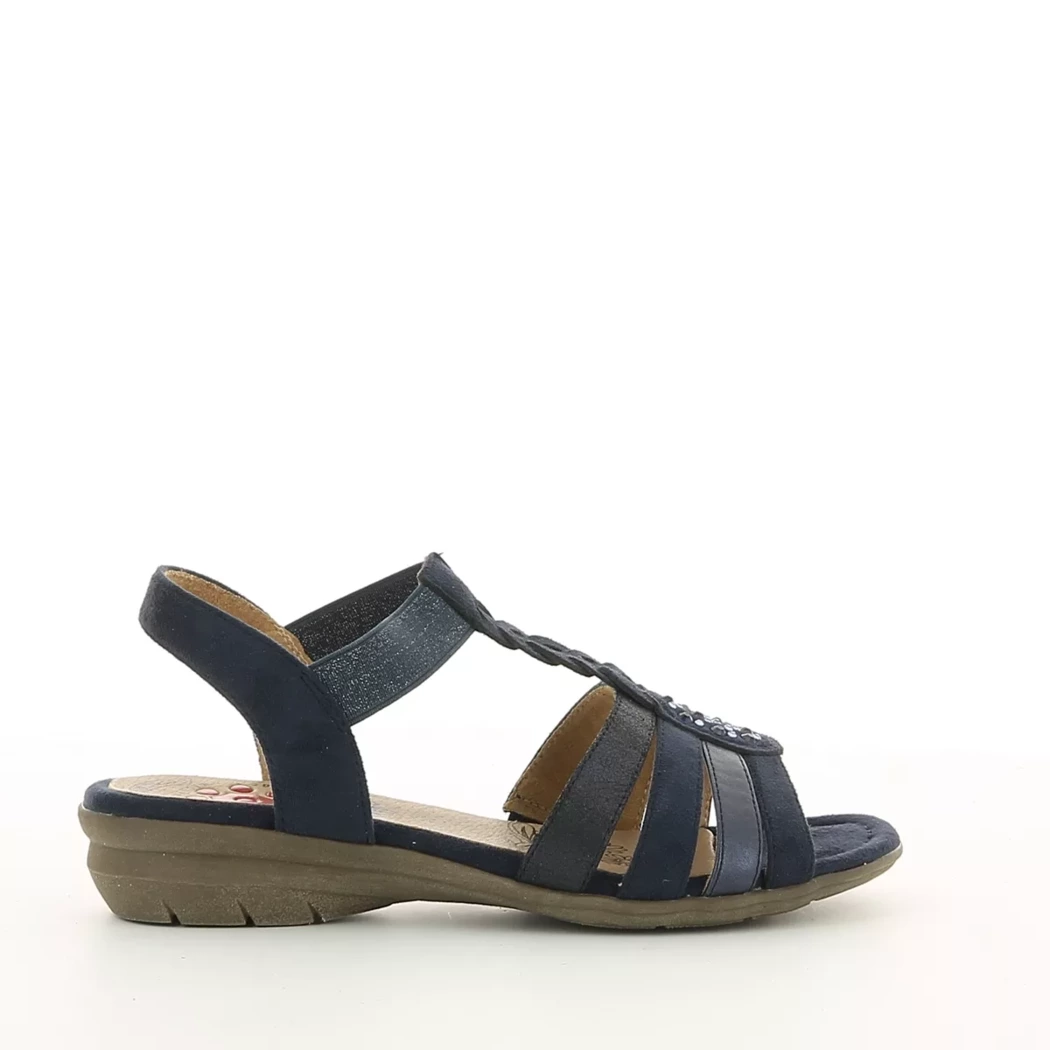 Image (2) de la chaussures Relife - Sandales et Nu-Pieds Bleu en Cuir synthétique