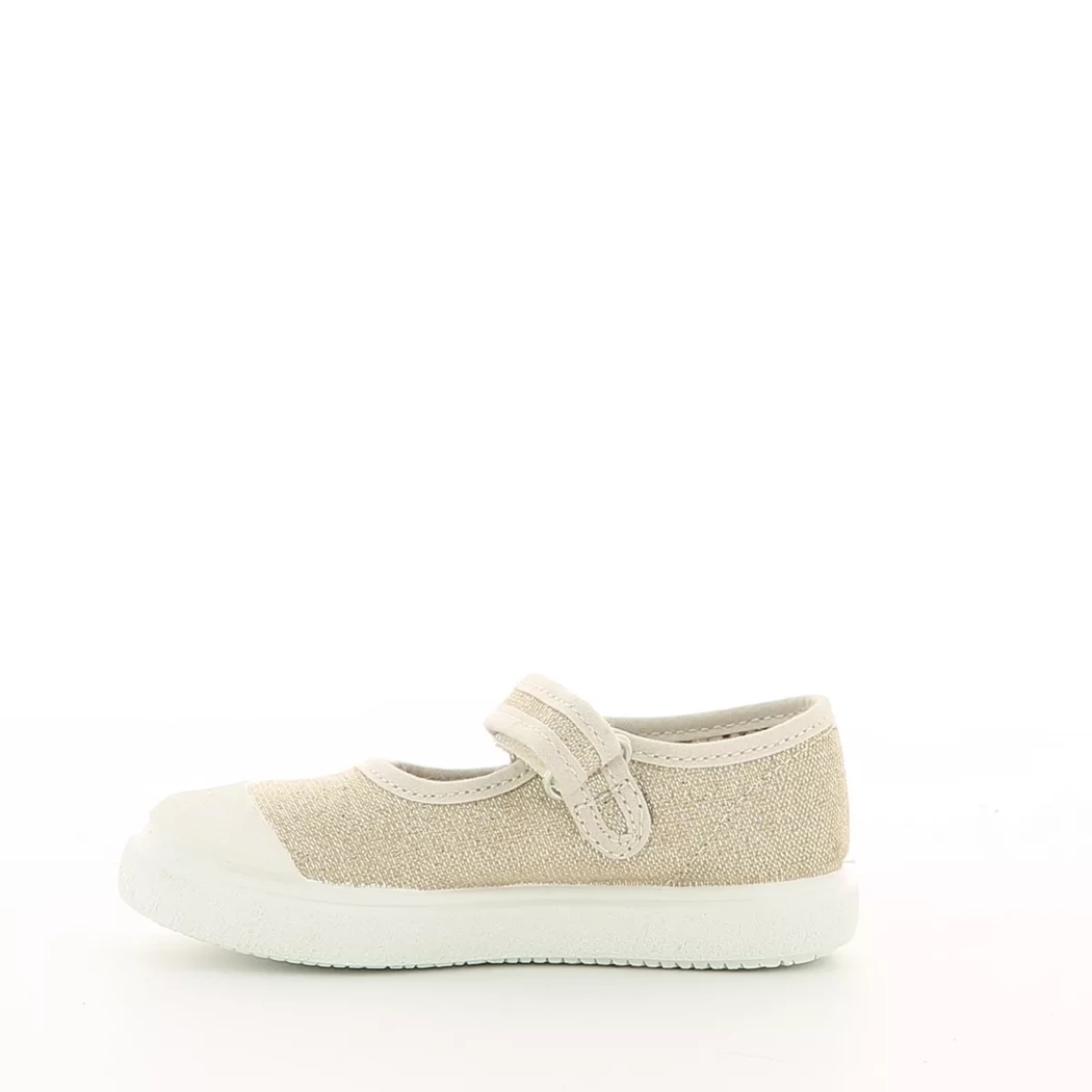 Image (4) de la chaussures Vul ladi - Ballerines Beige en Textile