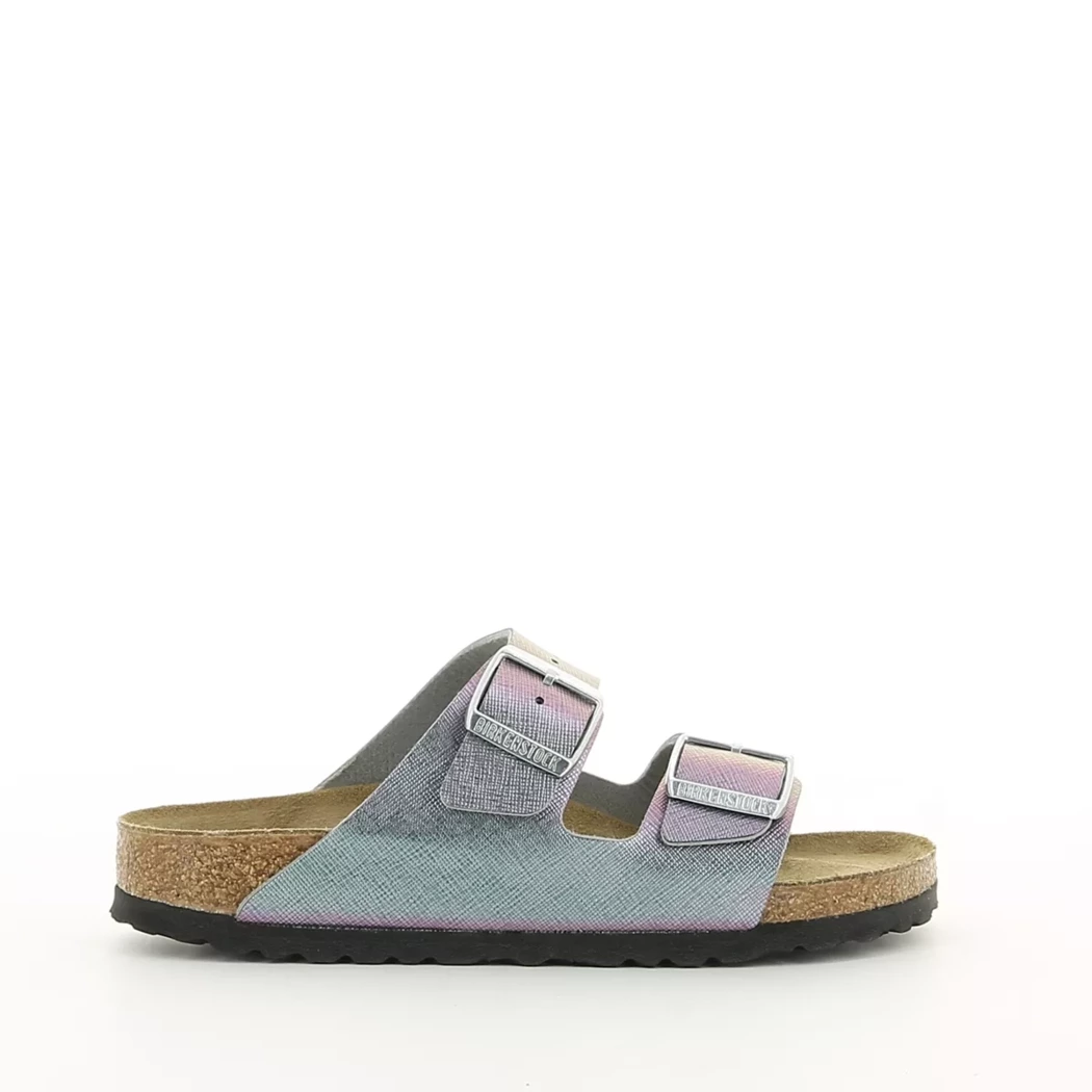 Image (2) de la chaussures Birkenstock - Mules et Sabots Violet / Lilas en Cuir synthétique