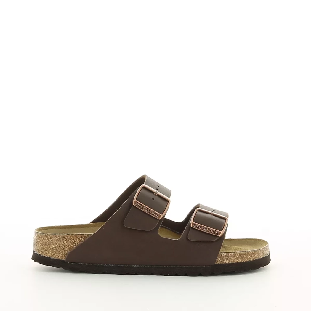 Image (2) de la chaussures Birkenstock - Mules et Sabots Marron en Cuir synthétique