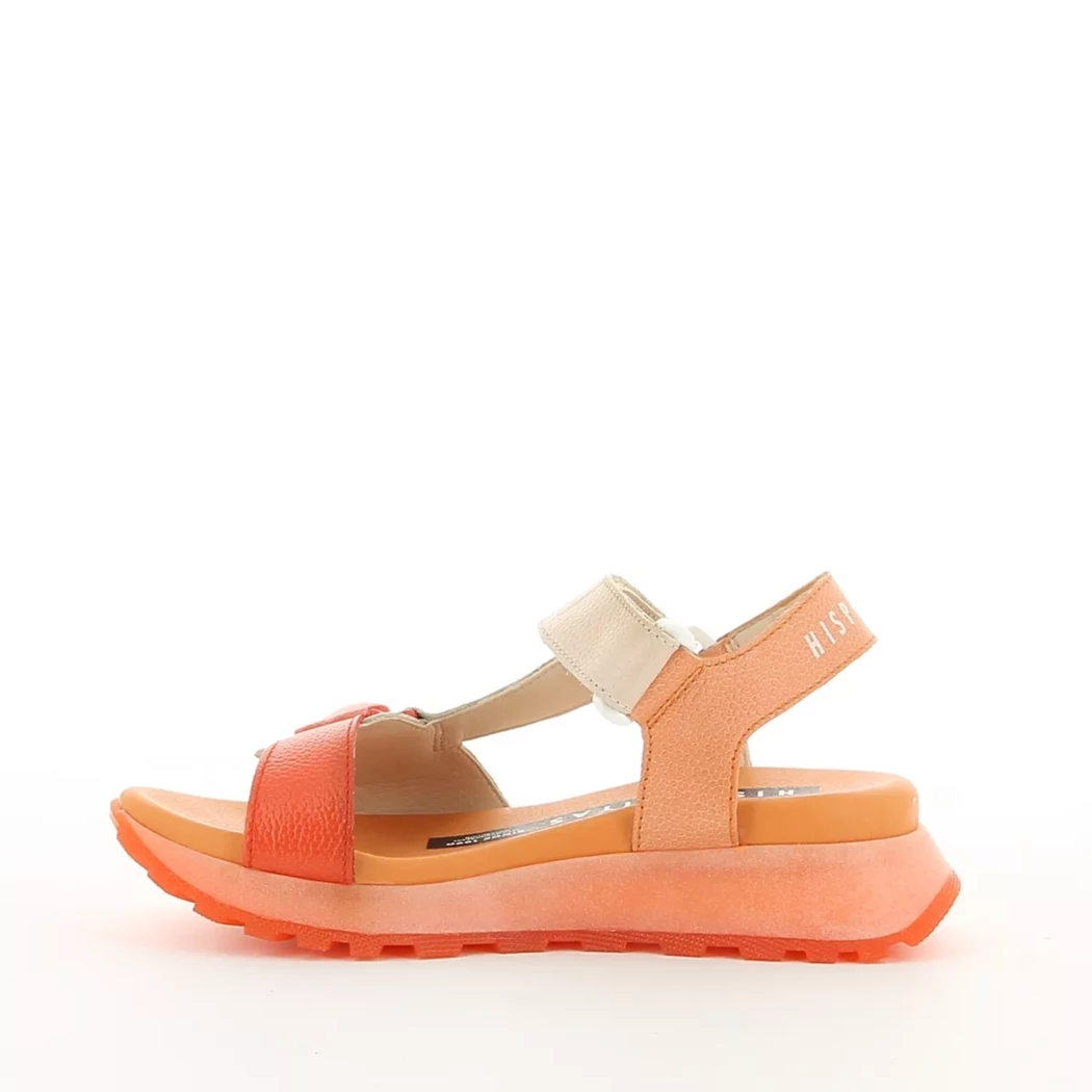 Image (4) de la chaussures Hispanitas - Sandales et Nu-Pieds Orange en Cuir