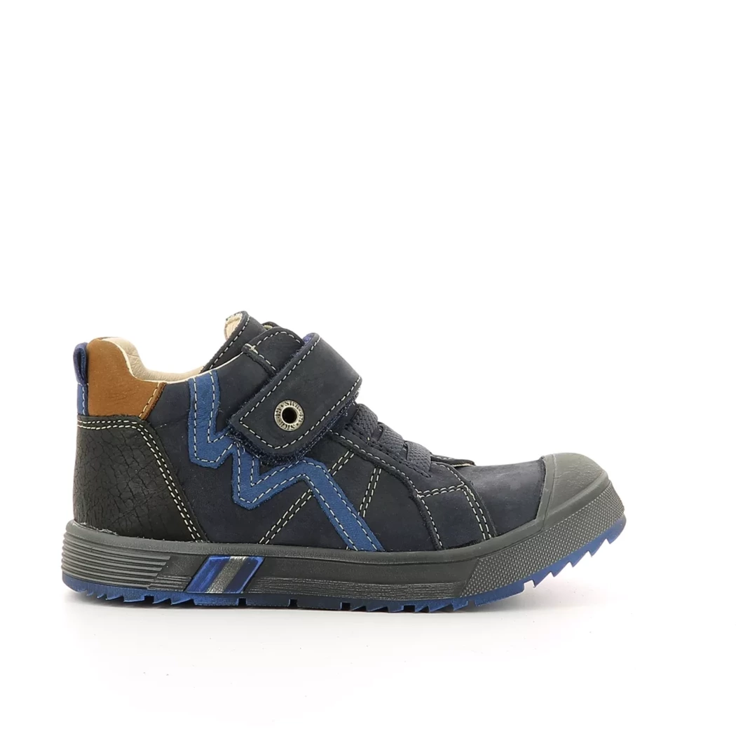 Image (2) de la chaussures Cypres Kids - Bottines Bleu en Cuir nubuck