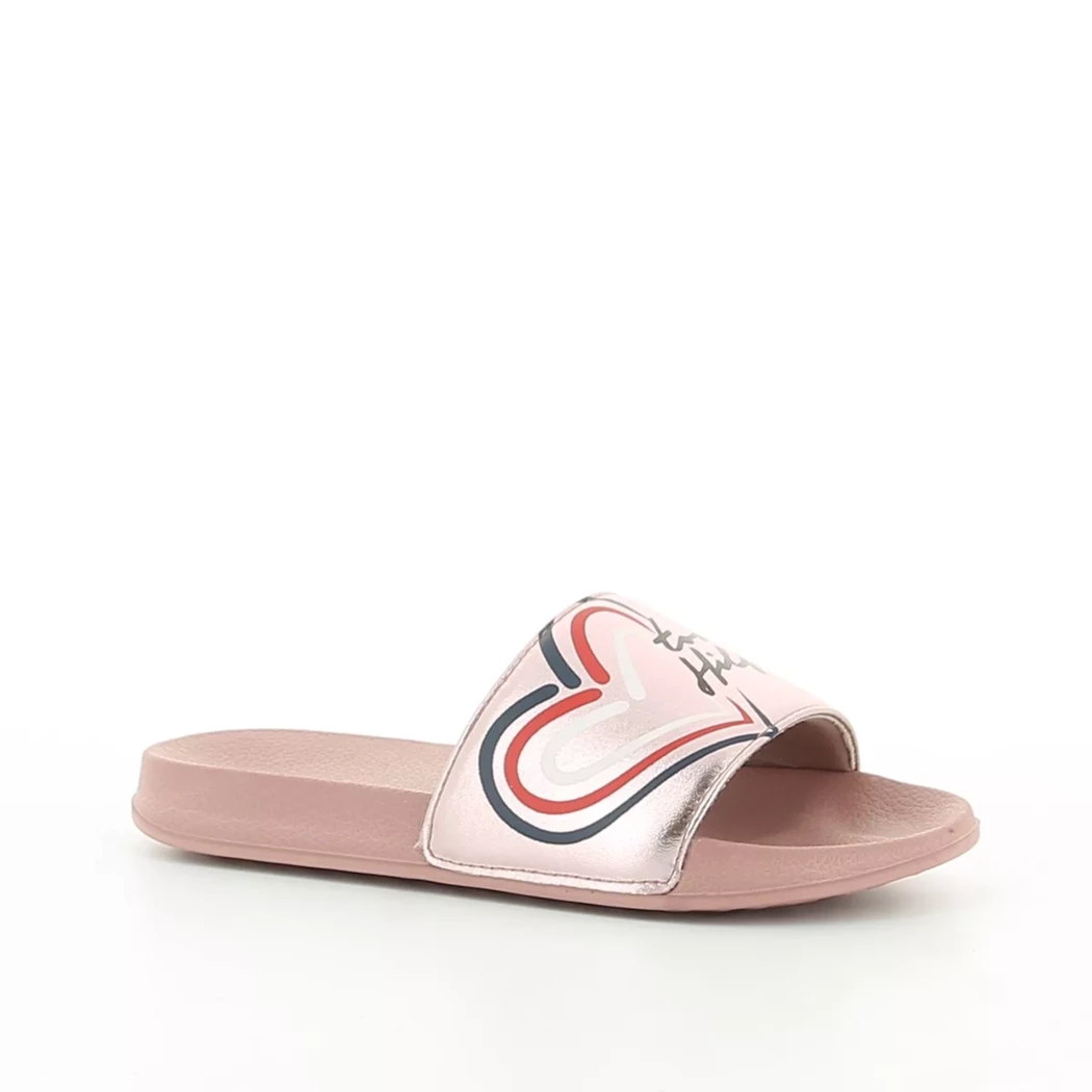 Image (1) de la chaussures Tommy Hilfiger - Tongs et Plage Rose en Cuir synthétique