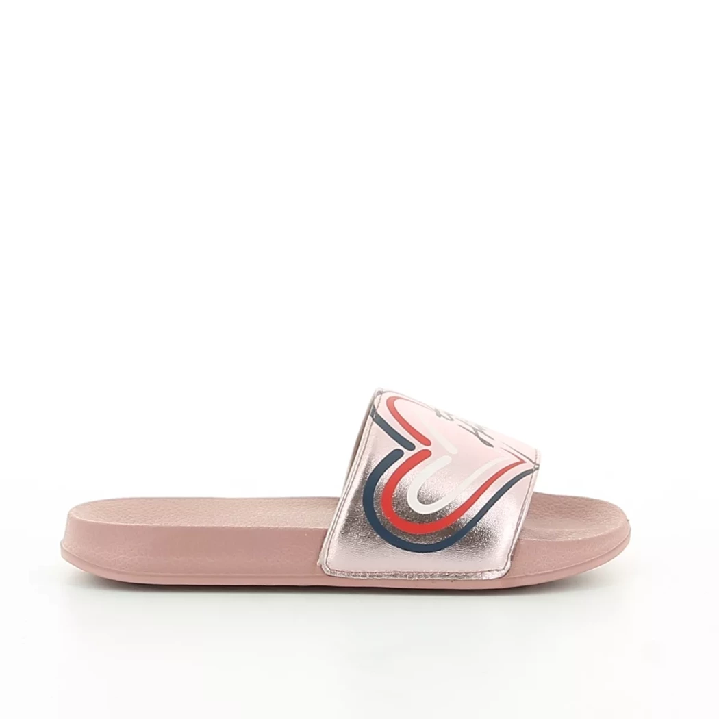 Image (2) de la chaussures Tommy Hilfiger - Tongs et Plage Rose en Cuir synthétique