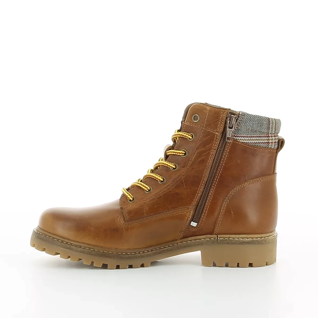 Image (4) de la chaussures Norvik - Bottines Cuir naturel / Cognac en Cuir