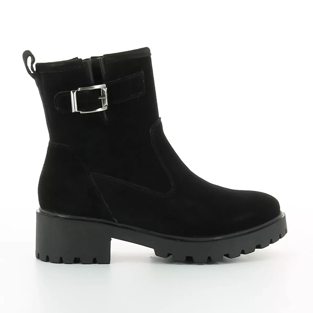 Image (2) de la chaussures margarita mariotti - Boots Noir en Cuir nubuck