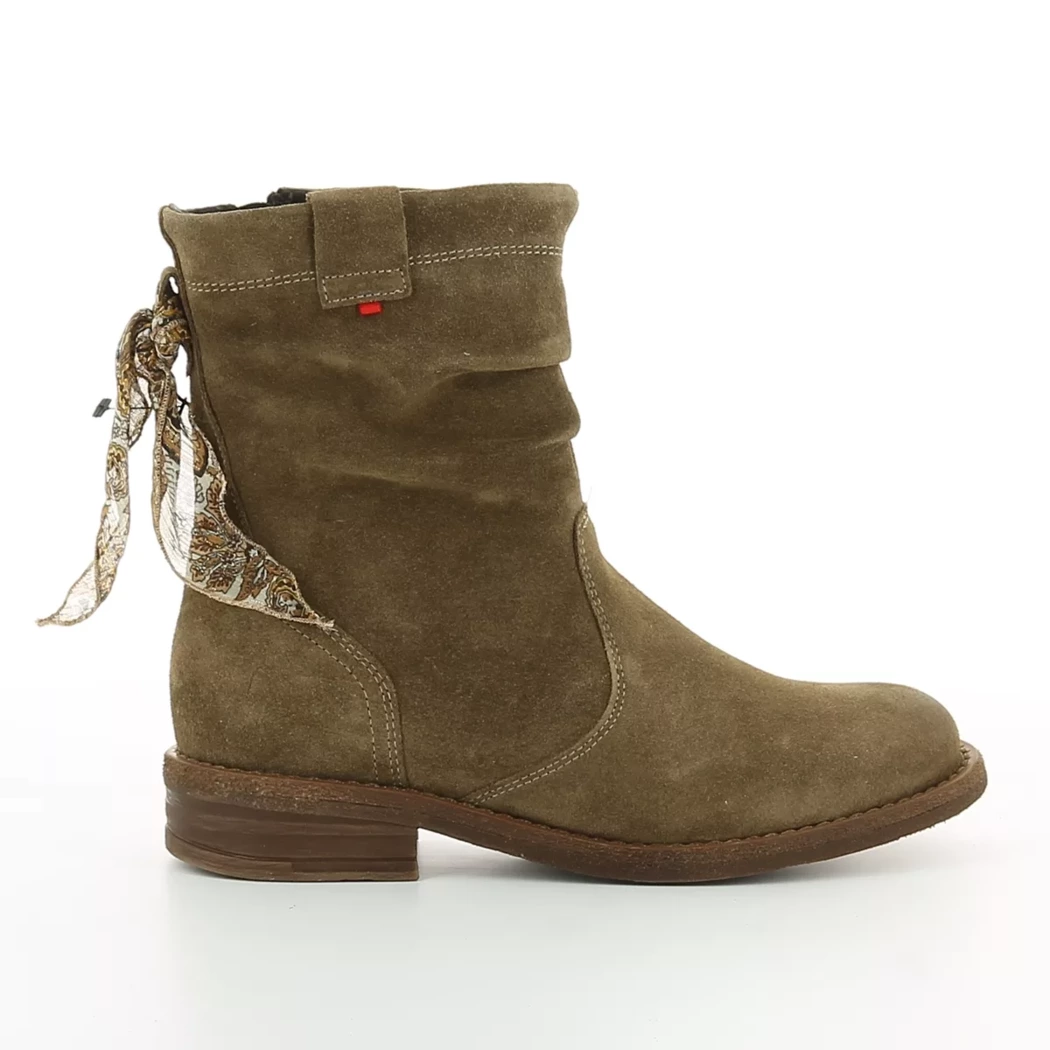 Image (2) de la chaussures Goodstep - Boots Taupe en Cuir synthétique