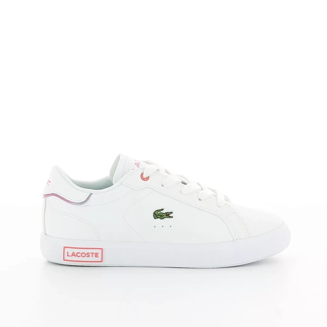 Image (2) de la chaussures Lacoste - Baskets Blanc en Cuir synthétique