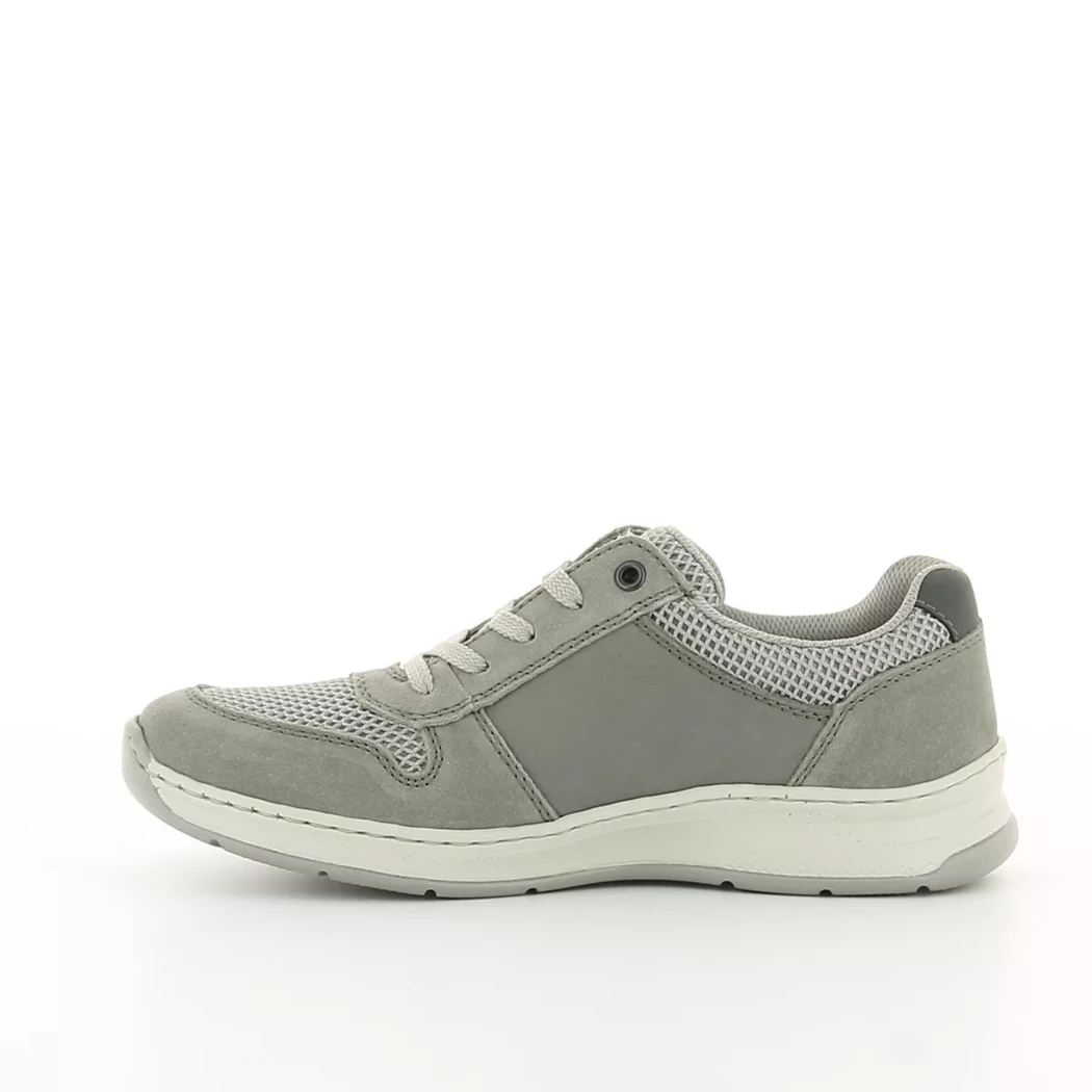 Image (4) de la chaussures Rieker - Baskets Gris en Cuir nubuck