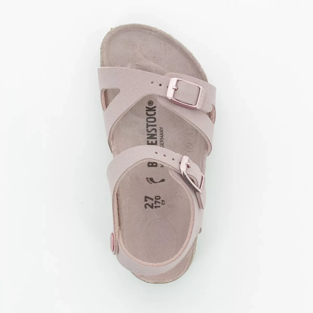 Image (6) de la chaussures Birkenstock - Sandales et Nu-Pieds Rose en Cuir synthétique