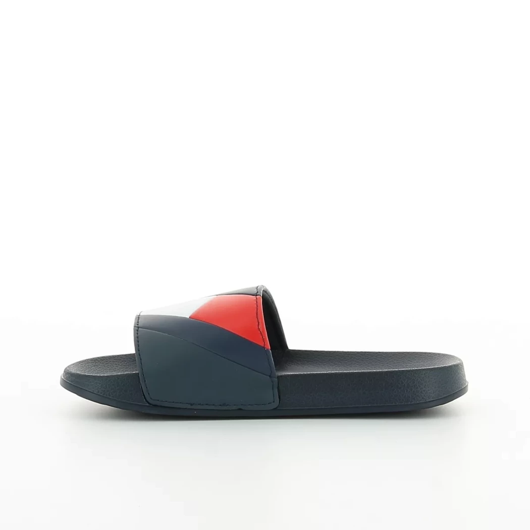 Image (4) de la chaussures Tommy Hilfiger - Tongs et Plage Bleu en Cuir synthétique