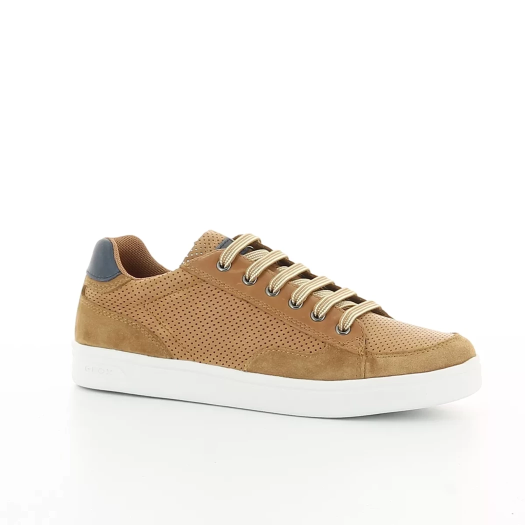 Image (1) de la chaussures Geox - Baskets Cuir naturel / Cognac en Cuir