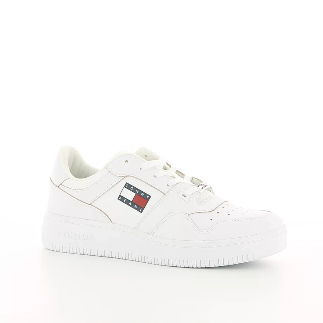 Image (1) de la chaussures Tommy jeans - Baskets Blanc en Cuir et textile