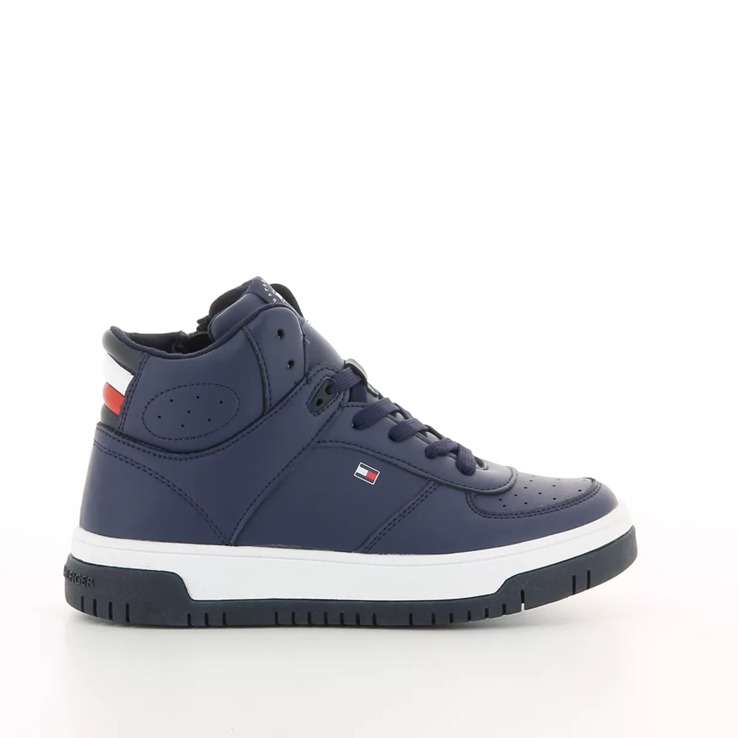 Image (2) de la chaussures Tommy Hilfiger - Baskets Bleu en Cuir synthétique