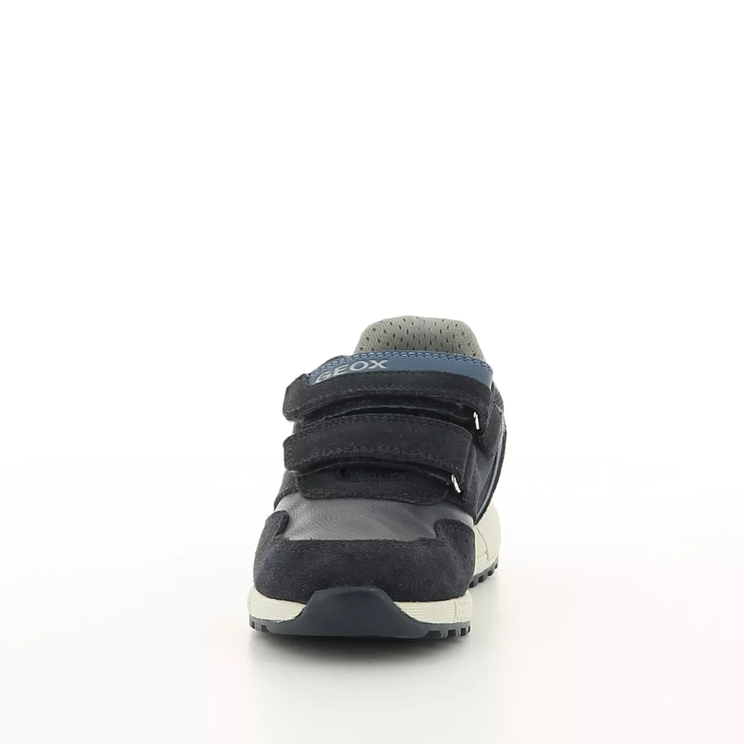 Image (5) de la chaussures Geox - Baskets Bleu en Cuir nubuck
