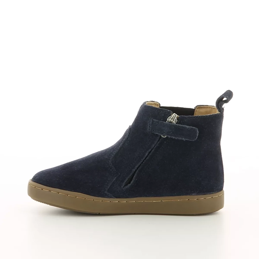 Image (4) de la chaussures Shoo pom - Boots Bleu en Cuir nubuck