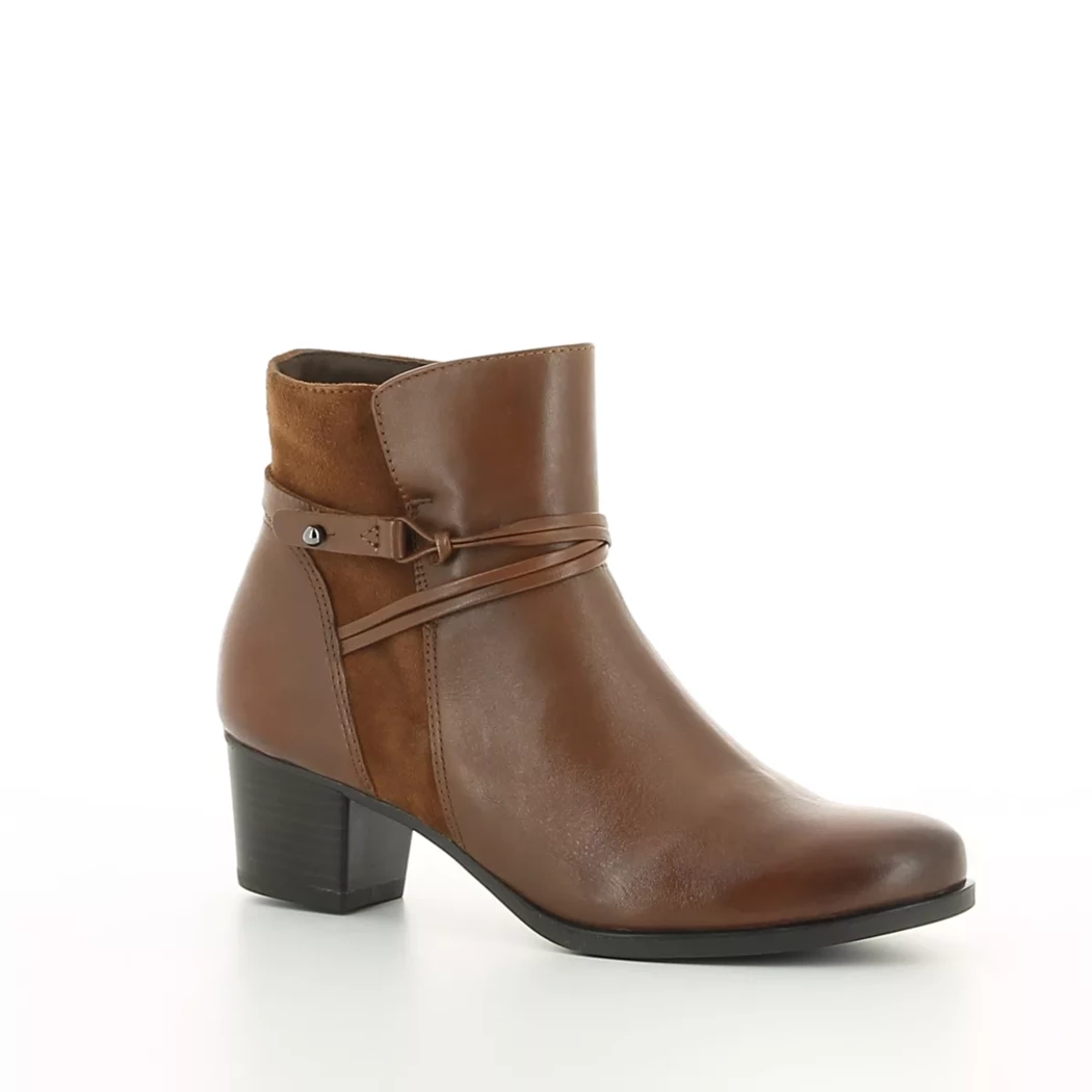 Image (1) de la chaussures Caprice - Boots Cuir naturel / Cognac en Cuir