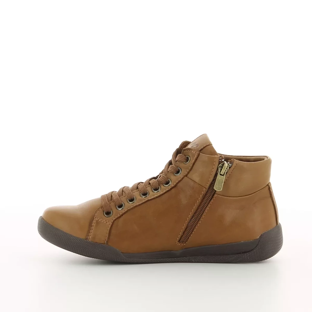 Image (4) de la chaussures Andrea Conti - Bottines Cuir naturel / Cognac en Cuir