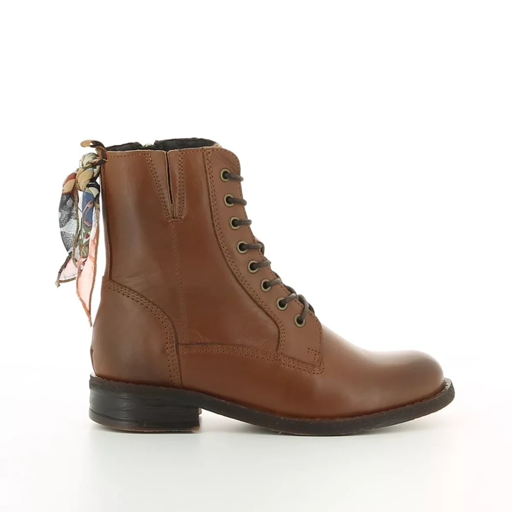 Image (2) de la chaussures Goodstep - Bottines Cuir naturel / Cognac en Cuir