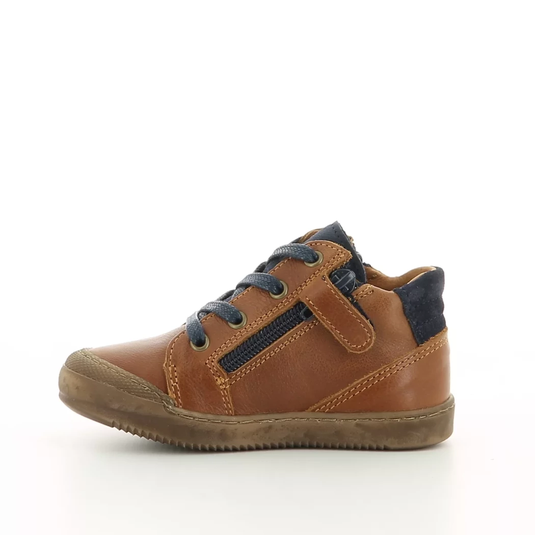 Image (4) de la chaussures Bellamy - Bottines Cuir naturel / Cognac en Cuir