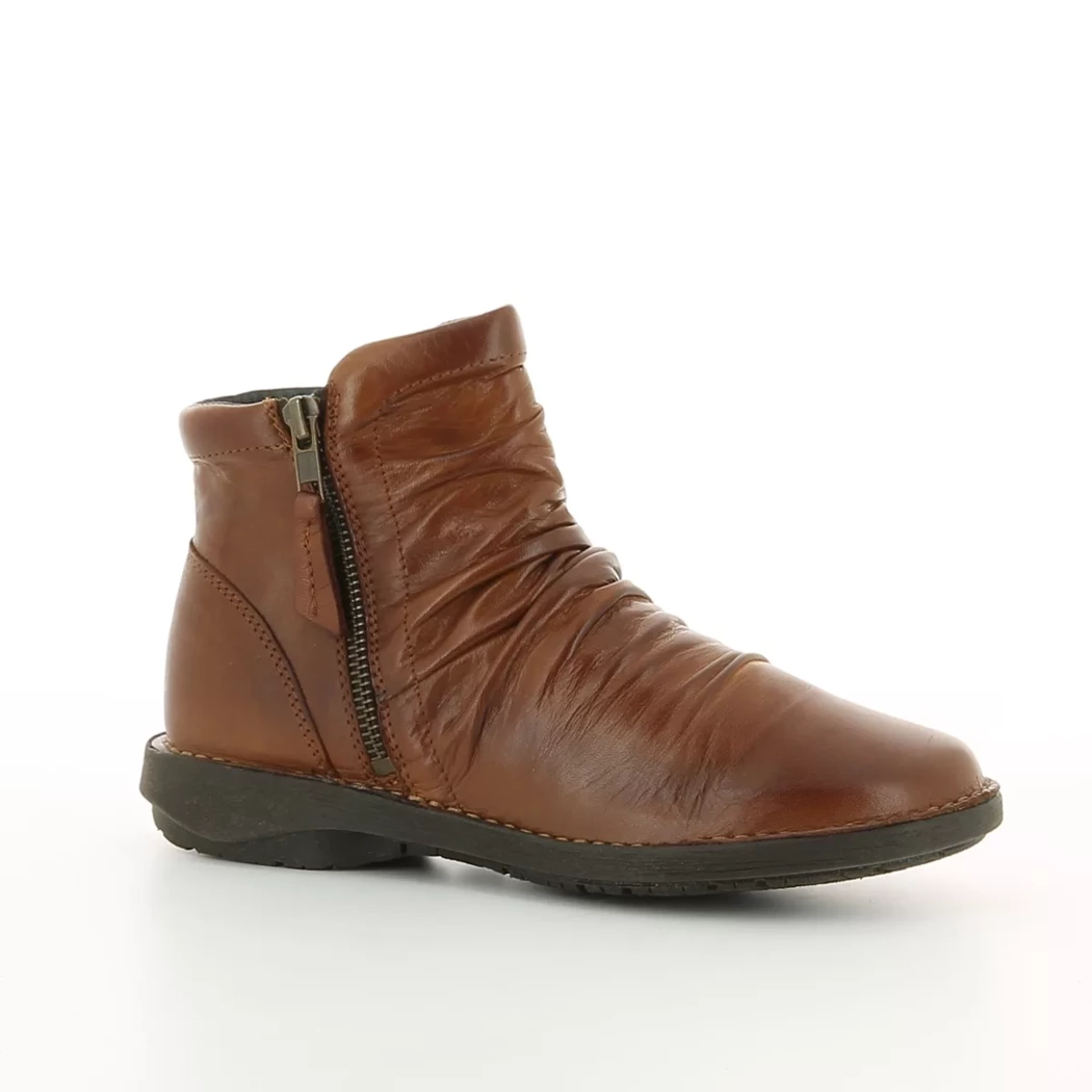 Image (1) de la chaussures Miz Mooz - Boots Cuir naturel / Cognac en Cuir