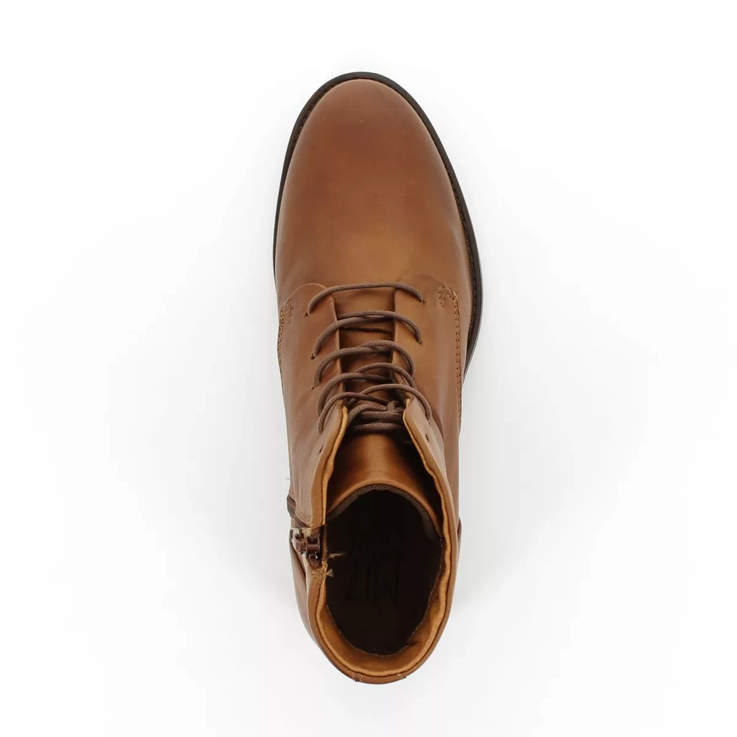 Image (6) de la chaussures Miz Mooz - Bottines Cuir naturel / Cognac en Cuir