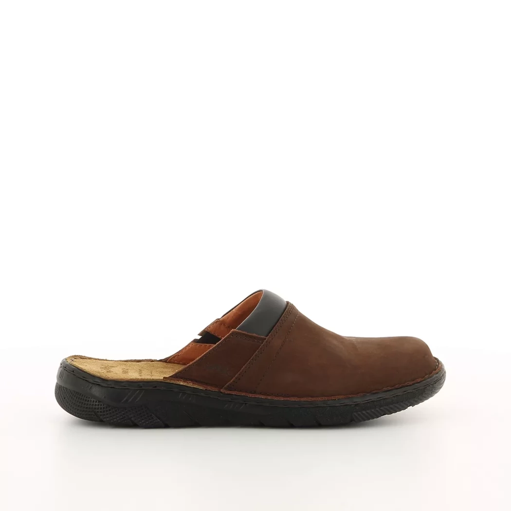 Image (2) de la chaussures Soft Walk - Pantoufles et Chaussons Marron en Cuir nubuck