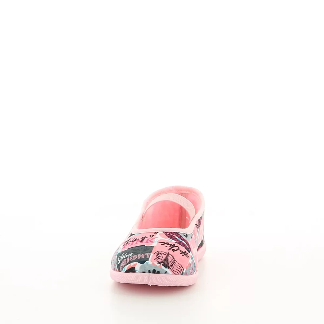 Image (5) de la chaussures Tooti - Pantoufles et Chaussons Rose en Textile