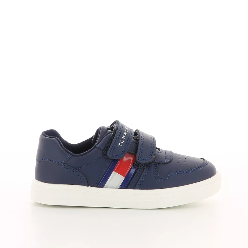 Image (2) de la chaussures Tommy Hilfiger - Baskets Bleu en Cuir synthétique