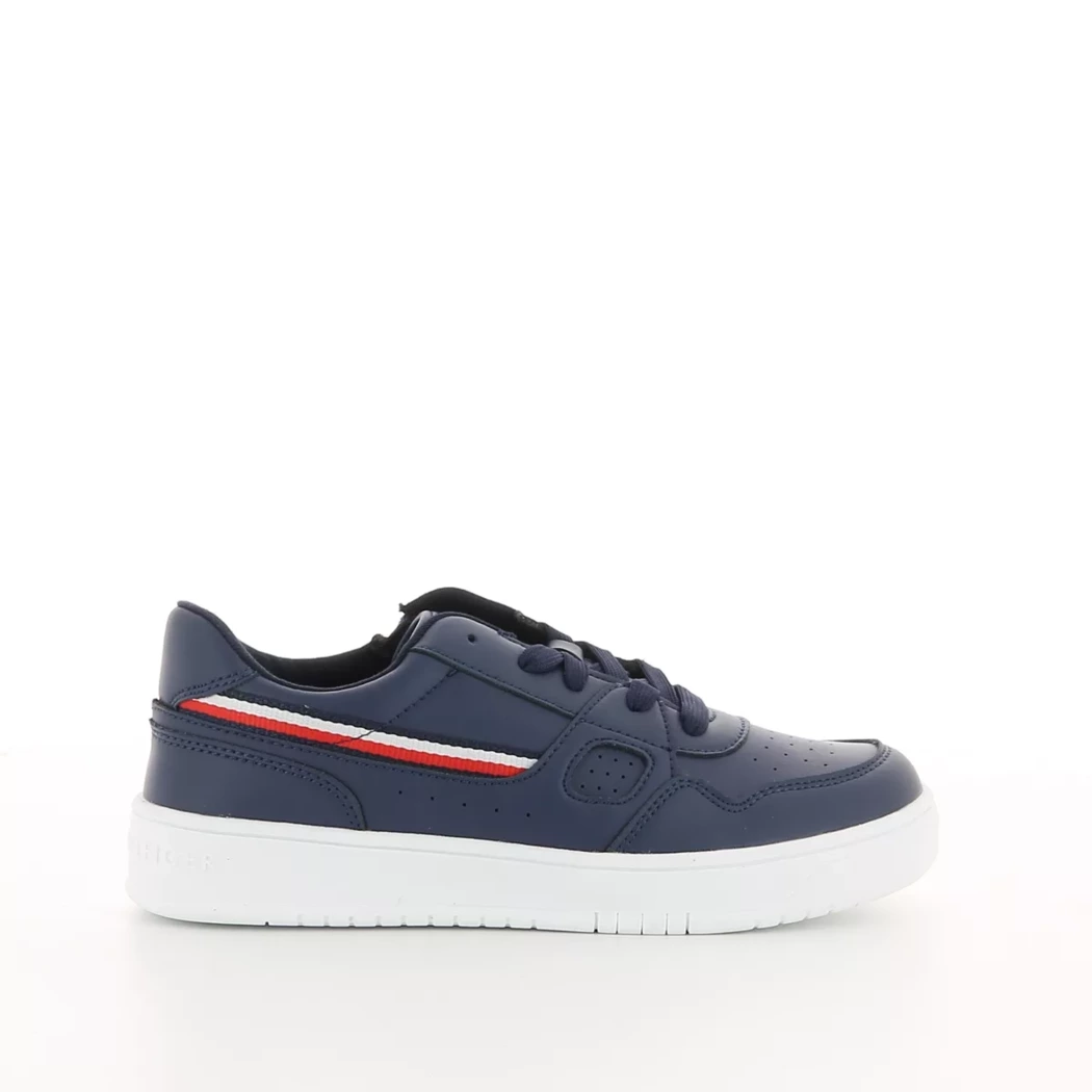 Image (2) de la chaussures Tommy Hilfiger - Baskets Bleu en Cuir synthétique