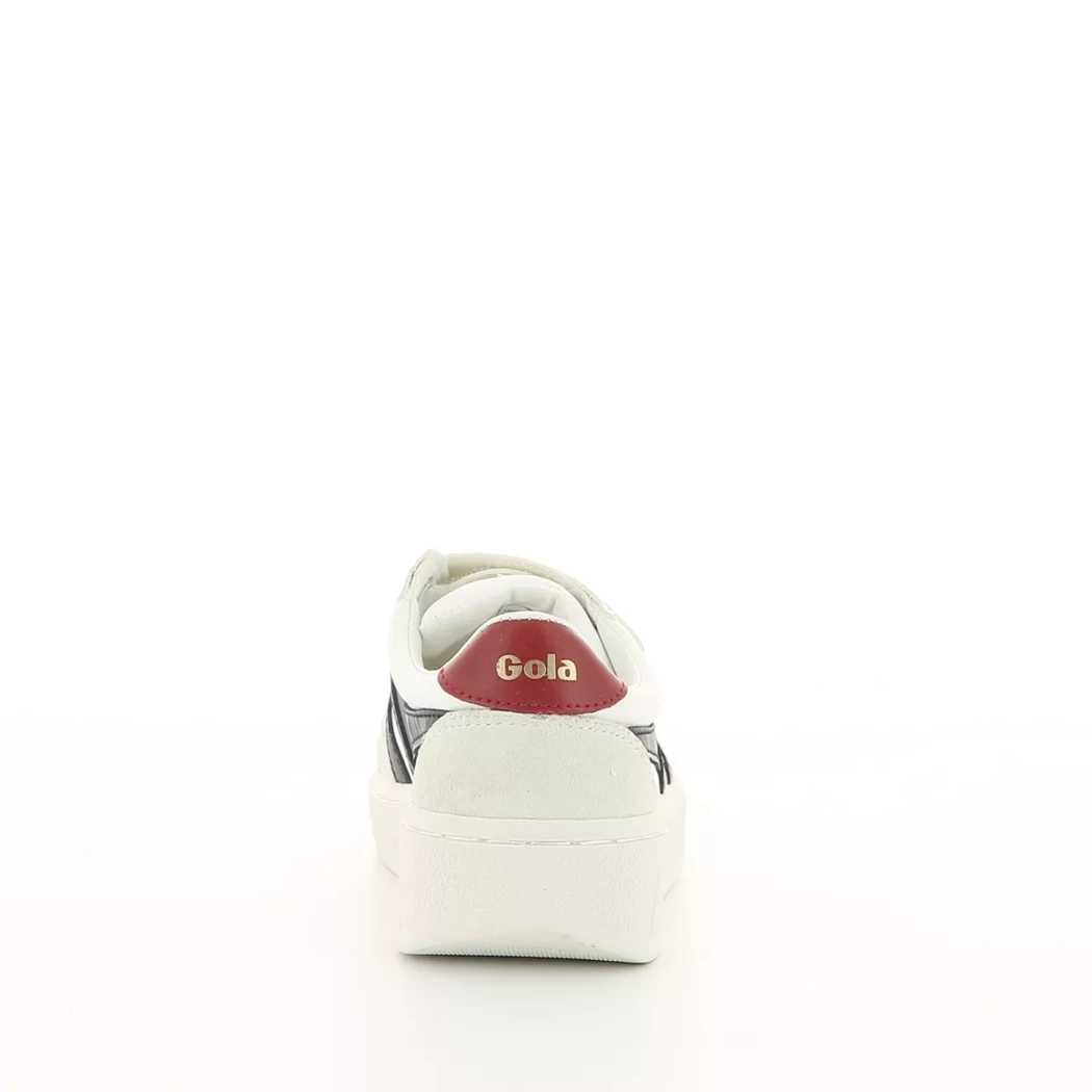 Image (3) de la chaussures Gola - Baskets Blanc en Cuir