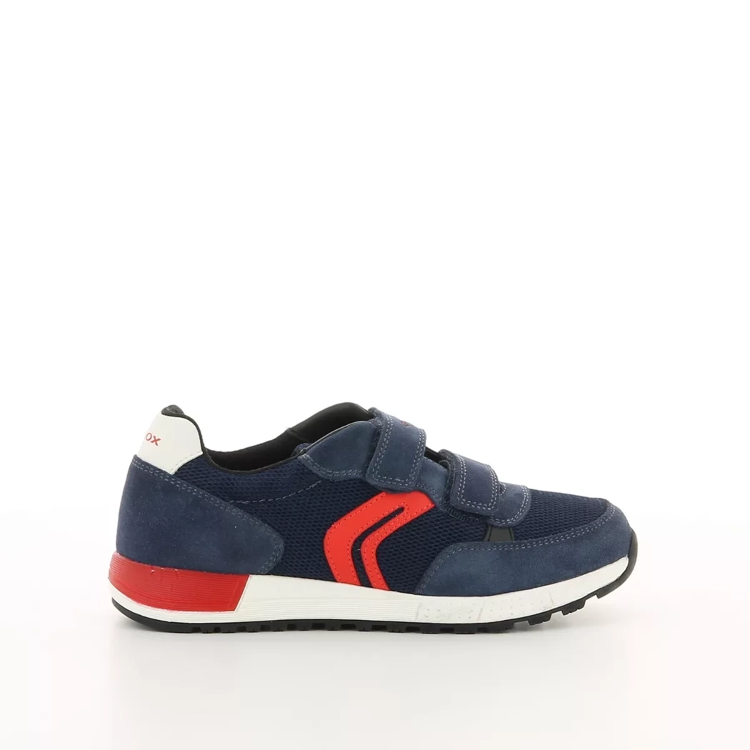 Image (2) de la chaussures Geox - Baskets Bleu en Cuir nubuck