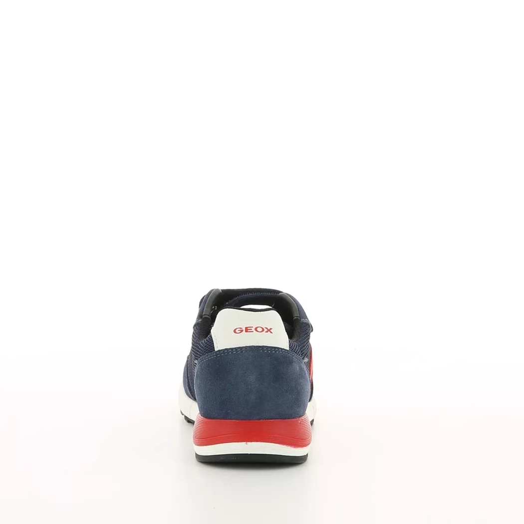 Image (3) de la chaussures Geox - Baskets Bleu en Cuir nubuck