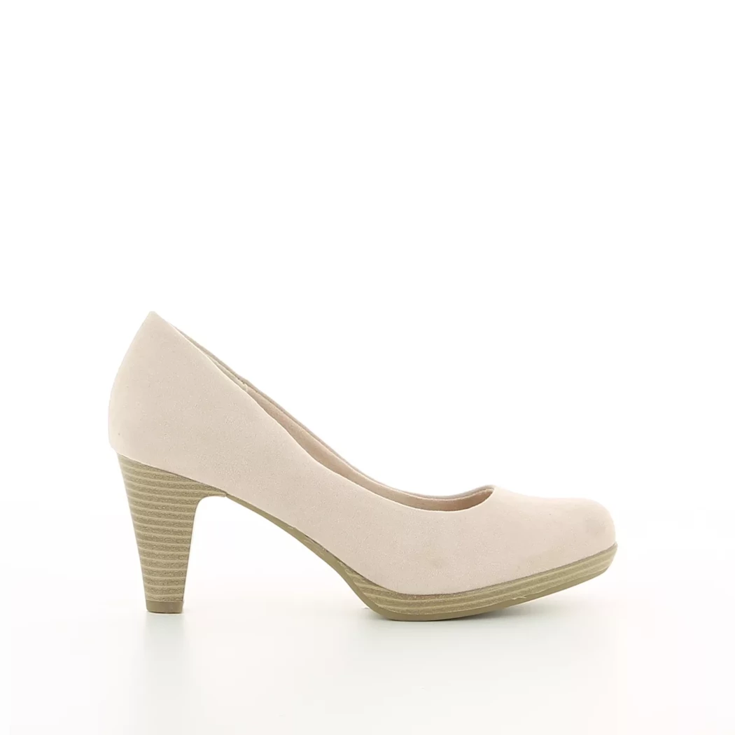 Image (2) de la chaussures Marco Tozzi - Escarpins Beige en Cuir synthétique